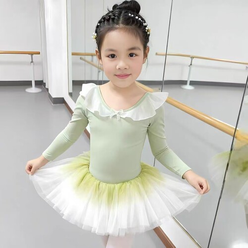 新款儿童舞蹈服中国舞女童长袖服