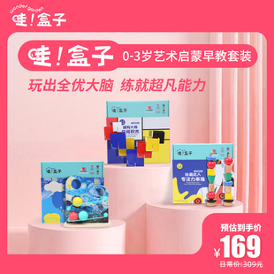 3岁早教玩具 wondergarden艺术盒子专注力空间想象力色彩感知力0