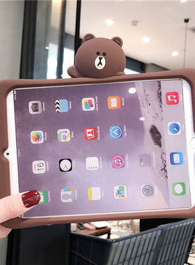 可爱适用于苹果ipad92021平板保护套10.2英寸第7八代电脑2mini5迷你4硅胶外壳air2新款6儿童Pro卡通防摔A1822