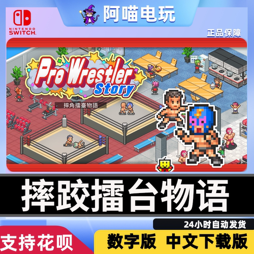 NS 任天堂 switch摔跤擂台物语 Pro Wrestler Story数字版 下载码
