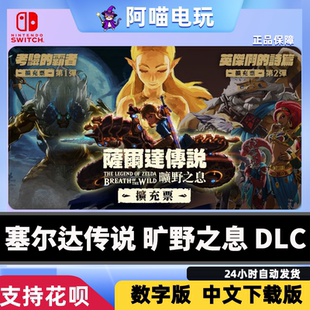 Switch 任天堂 塞尔达传说 旷野之息 季票 荒野之息数字版 下载码