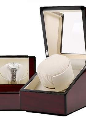 Automatic Single Paint Watch Winder Board Wood Winding Displ