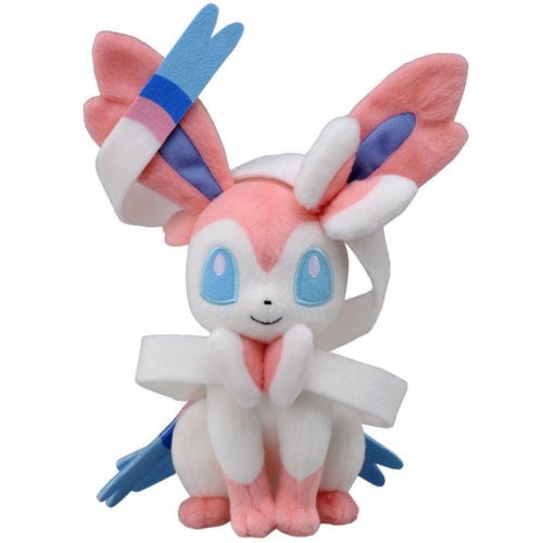 1 Piece Eevee Sitting Sylveon Plush Doll Toys Stuffed Anima