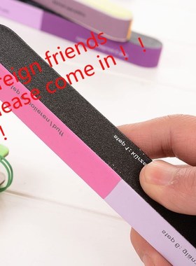 d1431 polished nail file simple four sides sandpaper grindi