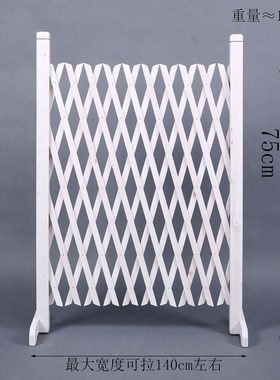 Flower jar outdoor balcony guardrail courtyard wood fence de