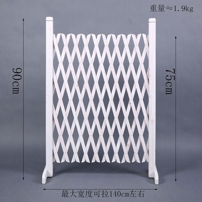 Flower jar outdoor balcony guardrail courtyard wood fence de