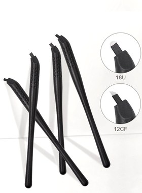 10pcs Disposable Microblading Pen with 18U pins Needles  Pe