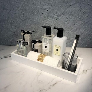 Model room bathroom wash set tray aromatherapy candle ornam