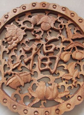 Dongyang wood carving camphor wood hangings wall decoration