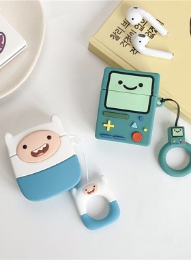 Finn Jake BMO Cartoon Bluetooth Earphone Case for Airpods 1