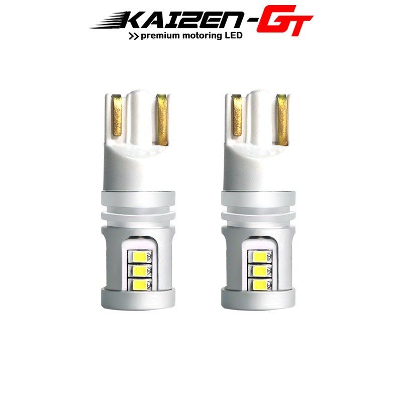 2PCS CAN-bus Error Free T10 168 194 2825 15-SMD LED bulbs Fo