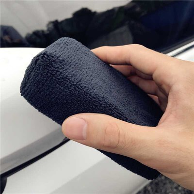 5 PCS Car Care Premium Microfiber Applicators Sponges,Cloths