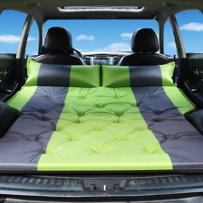 Car Air Inflatable Travel Mattress Auto Blow p Camping Bed O