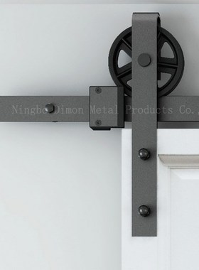 Free shipping Dimon hot sell heavy wooden sliding door hardw