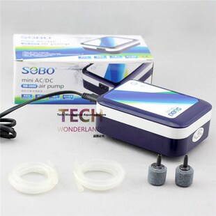 Lithium battery mini AC/DC dual purpose air pump for aquari