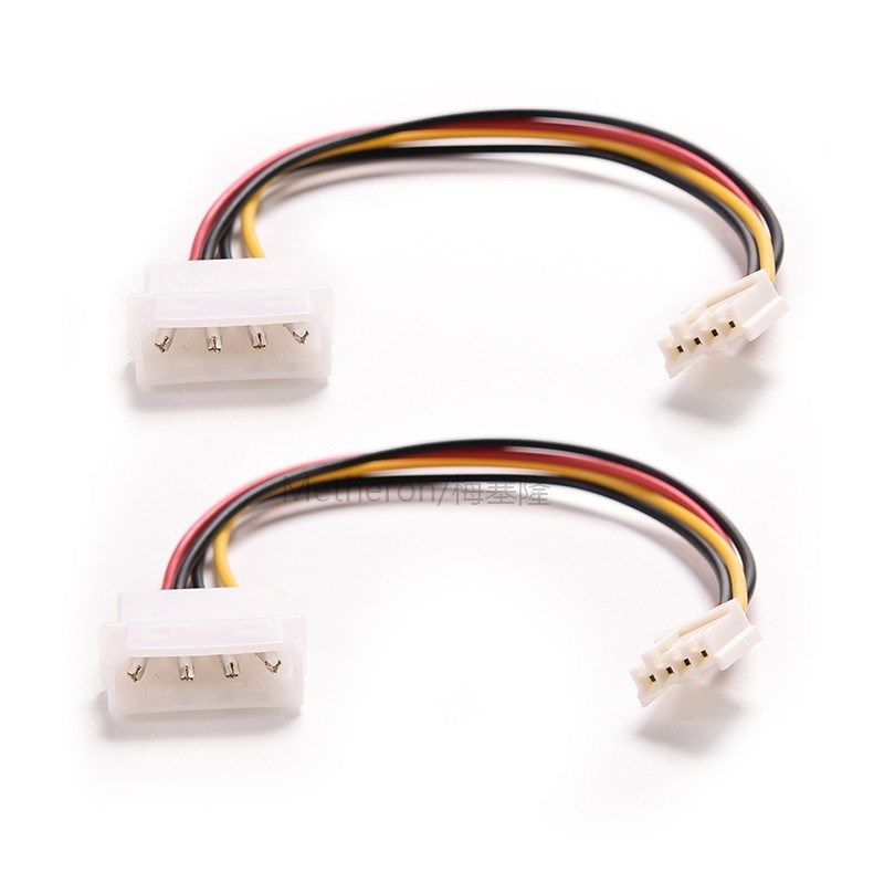 Computer PC Floppy Drive Connector Cord PSU 4 Pin Molex IDE