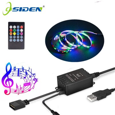 USB LED Strip DC5V 2835 RGB Changeable Music controller LED