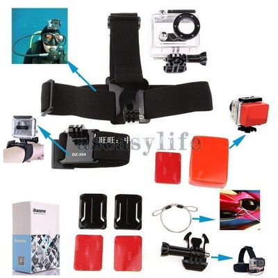 8 in 1 accessory kit curved base elastic head strap floaty s