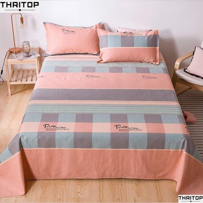 student cotton sheet bedsheet bed linen spread single1.5/1.8