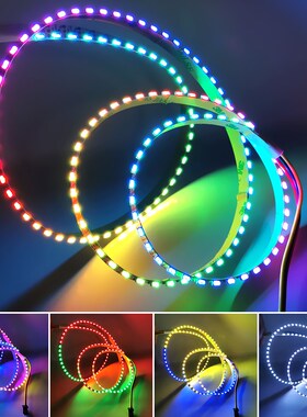 1m/2m SK6812 4020 LED Side Etting LED Strip DC5V 60 72 120 1