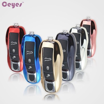 *Car Key Fob Holder Cover Case For Porsche Cayenne 911 996 P