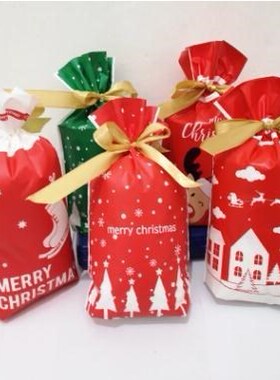 50pCS ChriStmAS Gift BAGS Cute DrAwStrinG ASSorteD StyleS