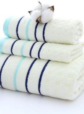 3pcs cotton high quality thick soft bath towel face towels