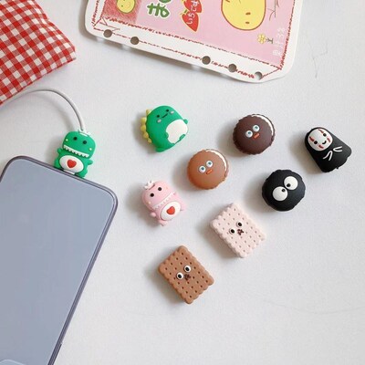 Cable Bite Cartoon Cute Cable Protector Wire Winder Data Li