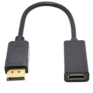 DP to HDMI Cable Adapter Male To Female For HP/DELL Laptop