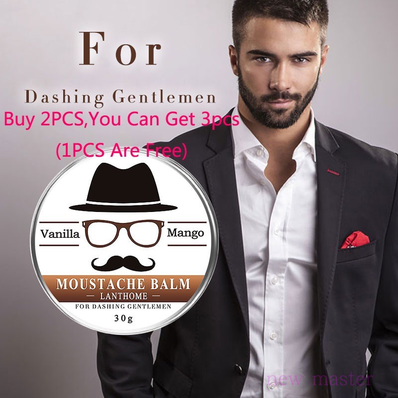 Beard Balm Beard Growth Styling Organic Moustache Balm 30g