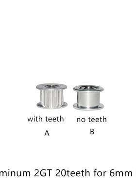 2GT 20 Teeth synchronous Wheel Idler Pulley Bore 3mm 4mm 5mm