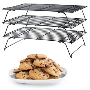 Stainless Steel Nonstick Cooling Rack Flytt Stackable 3-Tier