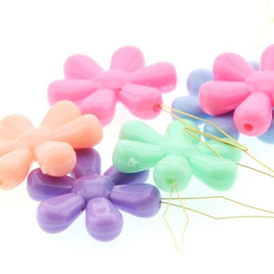 5pcs/lot Flower Shaped Threader Elderly Guider Thread Needl