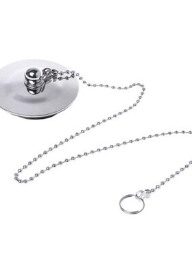 Bathtub Drain Plug with Chain Sink Basin Water Stopper 适用