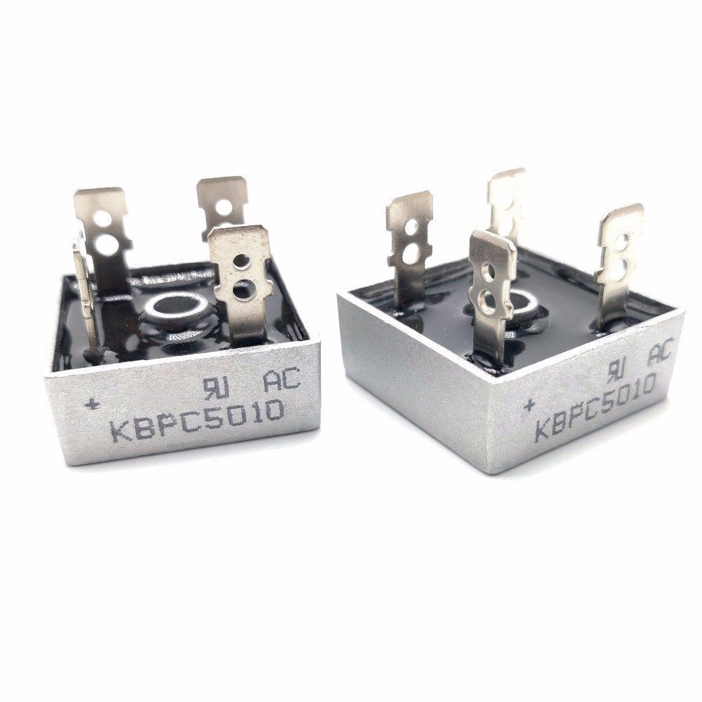 2PCS/LOT KBPC5010 50A 1000V Diode Bridge Rectifier kbpc5010