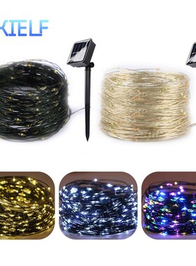 LED Solar Fairy String Lights Waterproof Outdoor Garland Sol