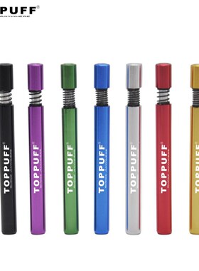 TOPPUFF 80mm One Hitter Metal Smoking Pipe  Dugout Tobacco