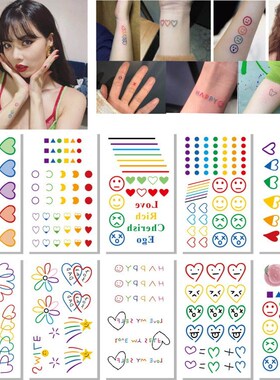 30pcs Woman Waterproof Temporary Tattoo Fake Tattoo Sticker