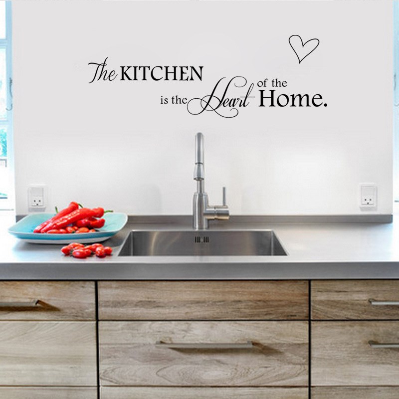 English letters Kitchen love vinyl Wall er on the wall Decal