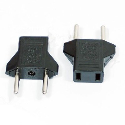 US AC Wall Socket Plug US to EU Power Converter Adapter Z07