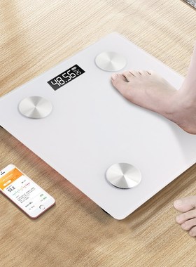 Bathroom Scales Bluetooth Floor Body Scale BMI Fat Scales L