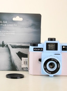 HOLGA 120GCFN Pink/Blue Medium Format Camera Lomography Lom