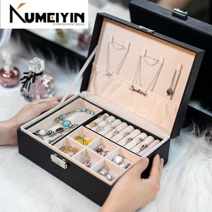 Clock Watches Jewelry Boxes Case Leather Watch Box jewelcase