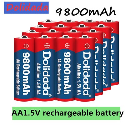 1~20pcs/lot Brand AA rechargeable battery 9800mah 1.5V New