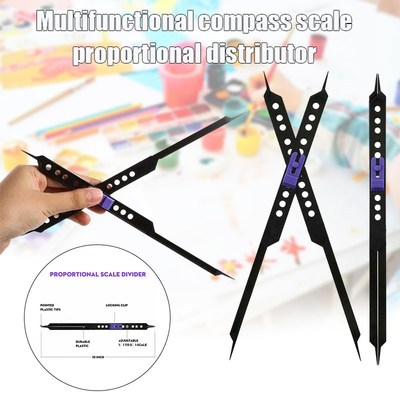 10 Inches Proportional Scale Divider Drawing Tool for Artis
