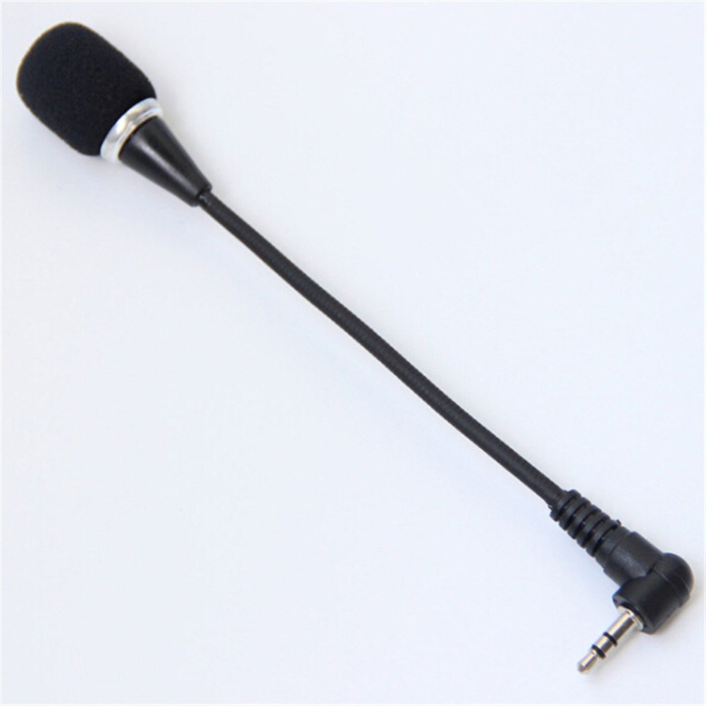 New Mini 3.5mm Jack Flexible Microphone Speaker Mic  PC Comp