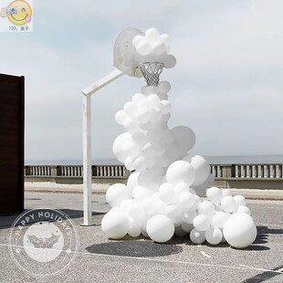 5-36inch Big Matte White Latex Balloons Macarone Color Infla