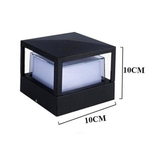 Waterproof Column Light Courtya Landscape Outdoor 12W Garden