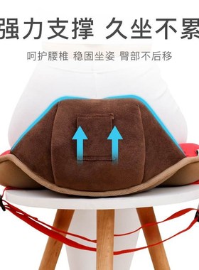 Office sedentary protection of waist and buttock cushion pad