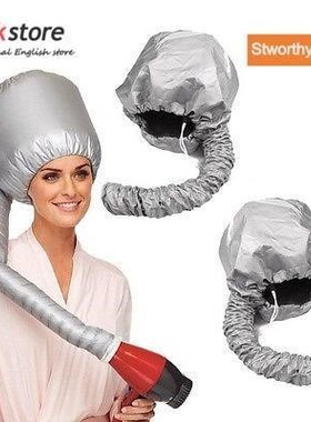 portable soft hair drying cap hood hat blow dryer attachment